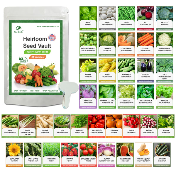 Heirloom Seeds for Planting Vegetables and Fruits - Survival