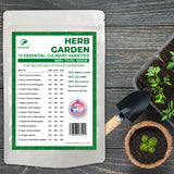 15 Essential Culinary Herb Seeds - Basil, Chives, Chervil, Cilantro, Dill, Fennel, Lavender, Marjoram, Oregano, Parsley, Sage, Tarragon, Thyme