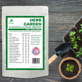 18 Culinary Herb Seeds Collection - 7000+ Heirloom, Non-GMO and Open-Pollinated Seeds, Garden Gift, Perfect for Delicious Cooking