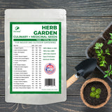 20 Culinary Herb Seeds Collection - 7200+ Heirloom, Non-GMO and Open-Pollinated Seeds, Garden Gift, Perfect for Delicious Cooking