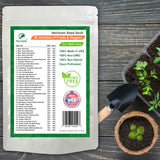 Heirloom Vegetable Seeds Survival Garden Kit - Over 18,000 Seeds for Planting Vegetables, Fruits & Herbs, 39 Heirloom Varieties, High Germination rates - 100% Non-GMO, Survival Seed Vault